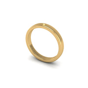Single Stone Band in Yellow Gold |  AUWL Assembly