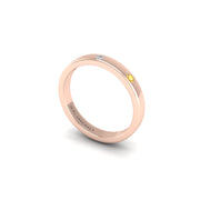 Three Stone Band in Rose Gold | AUWL Assembly
