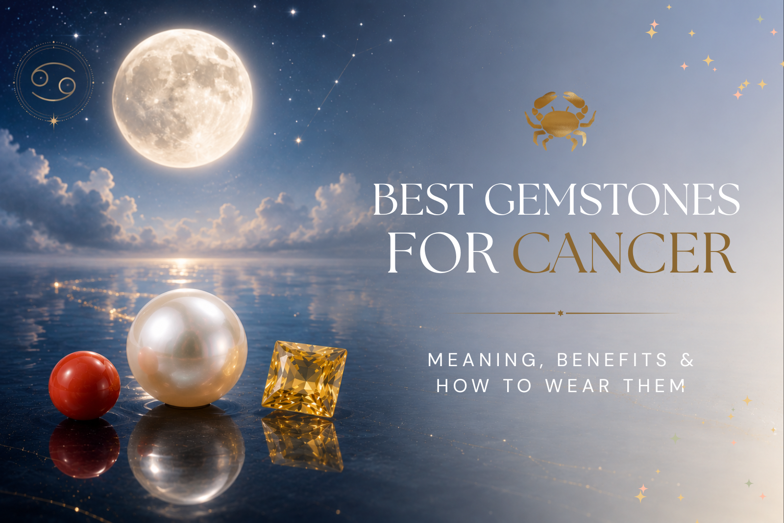 Best Gemstones for Cancer: Meaning, Benefits, and How to Wear Them