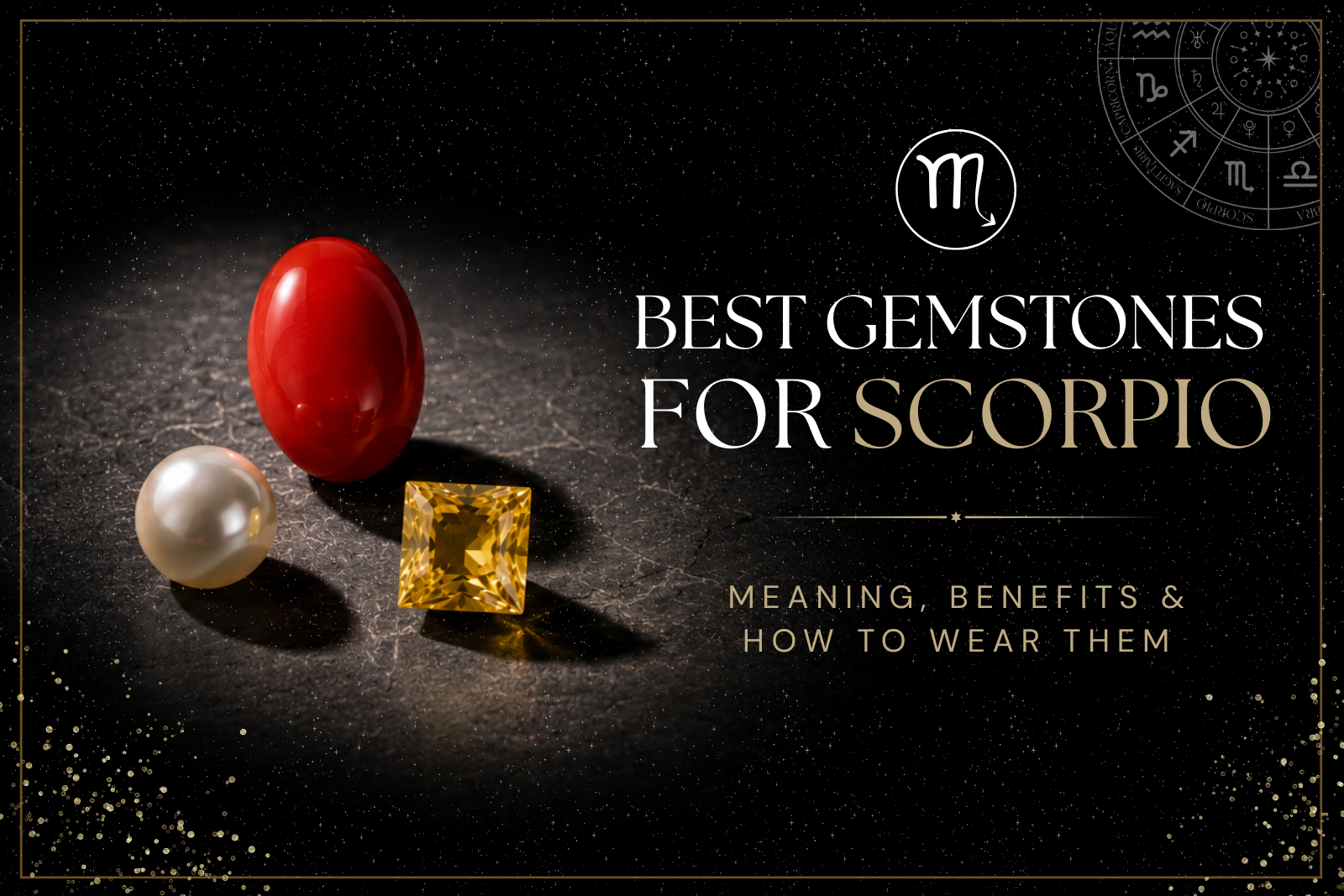 Best Gemstones for Scorpio: Meaning, Benefits, and How to Wear Them