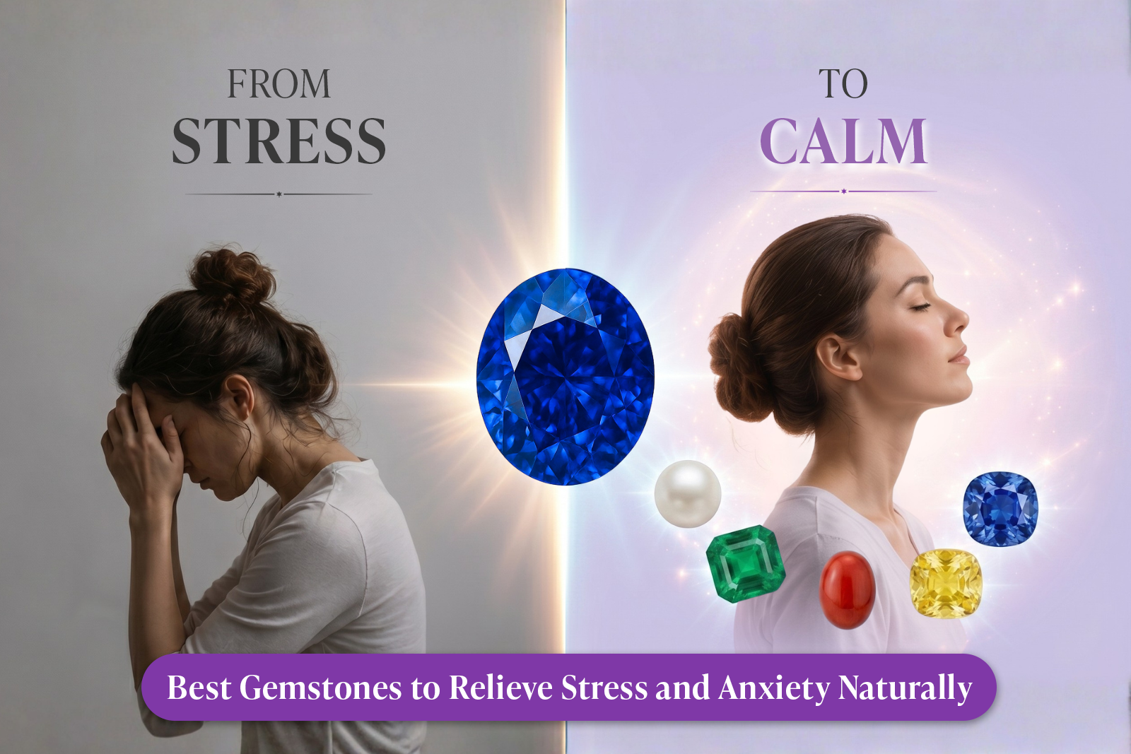 Best Gemstones to Relieve Stress and Anxiety Naturally