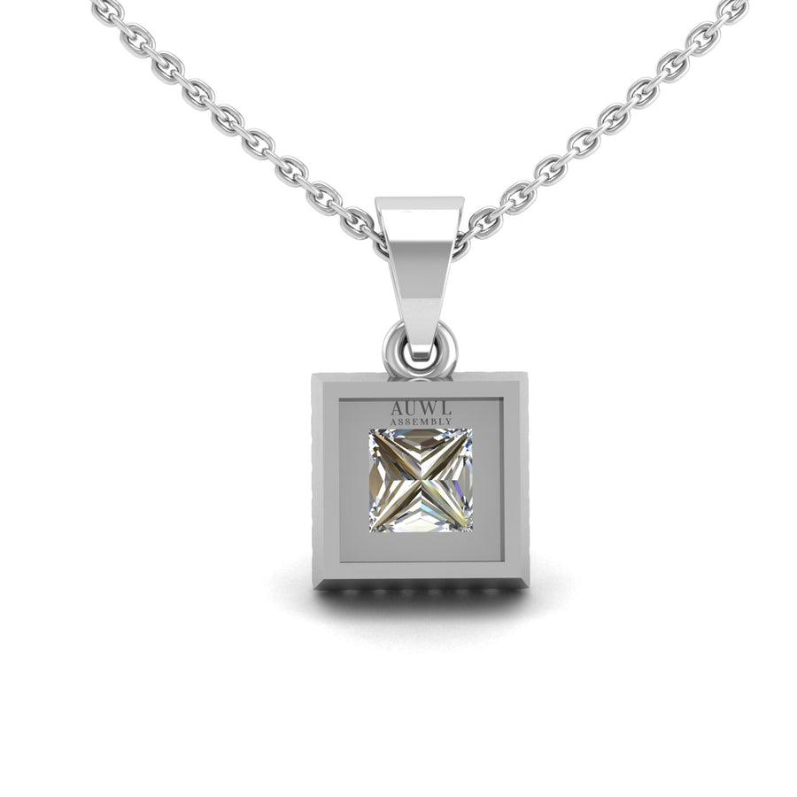 Divine Halo Pendant - Diamond Princess
