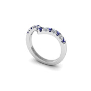Chevron Band in White Gold | AUWL Assembly