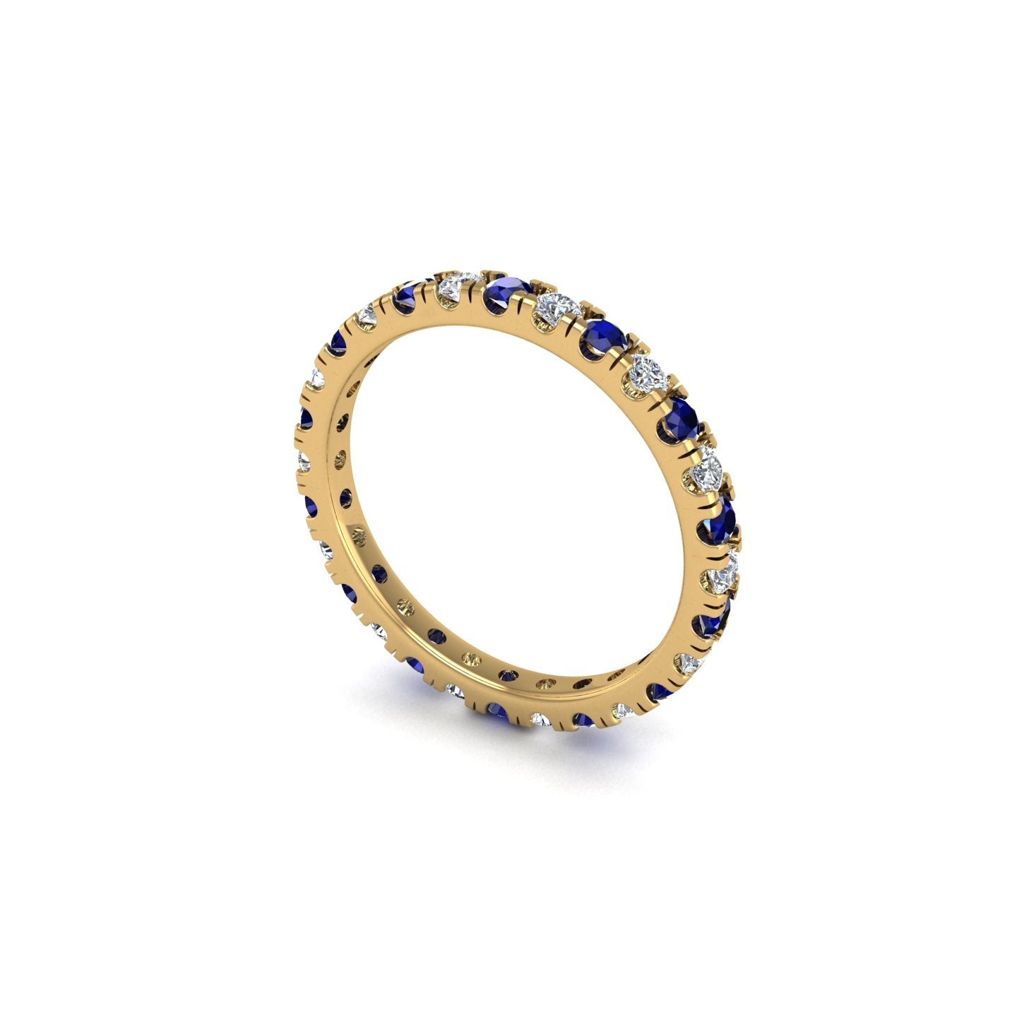 Eternity Band in Yellow Gold | AUWL Assembly