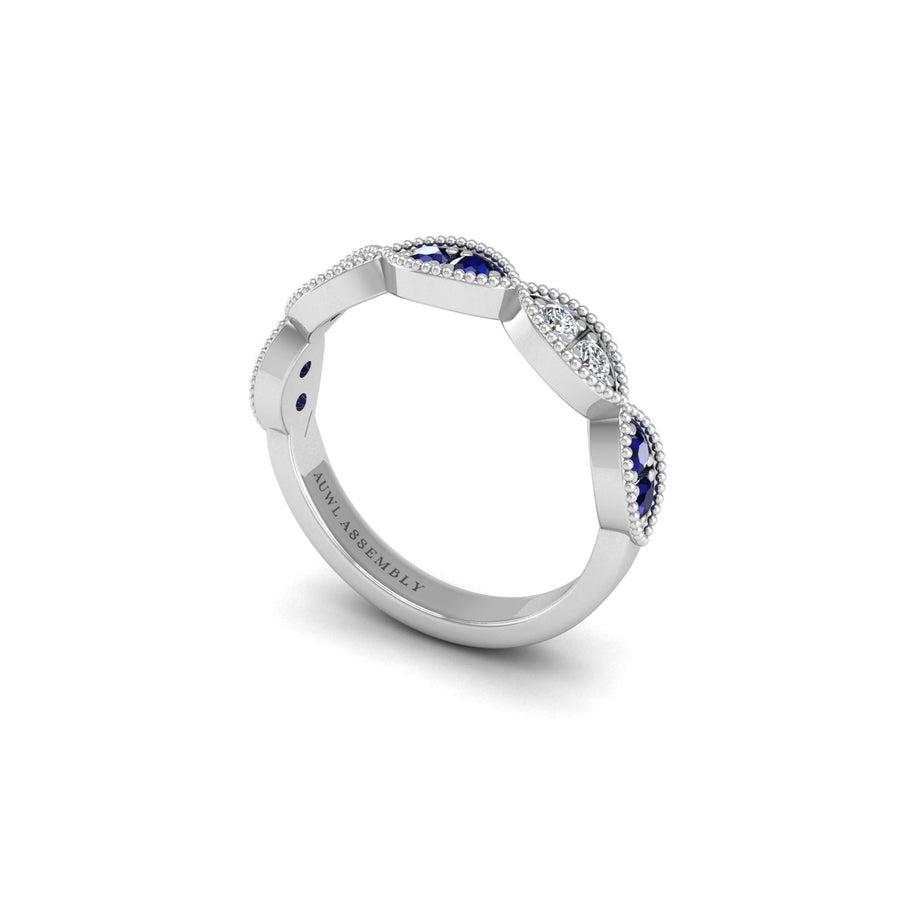 Laurel Band in White Gold | AUWL Assembly