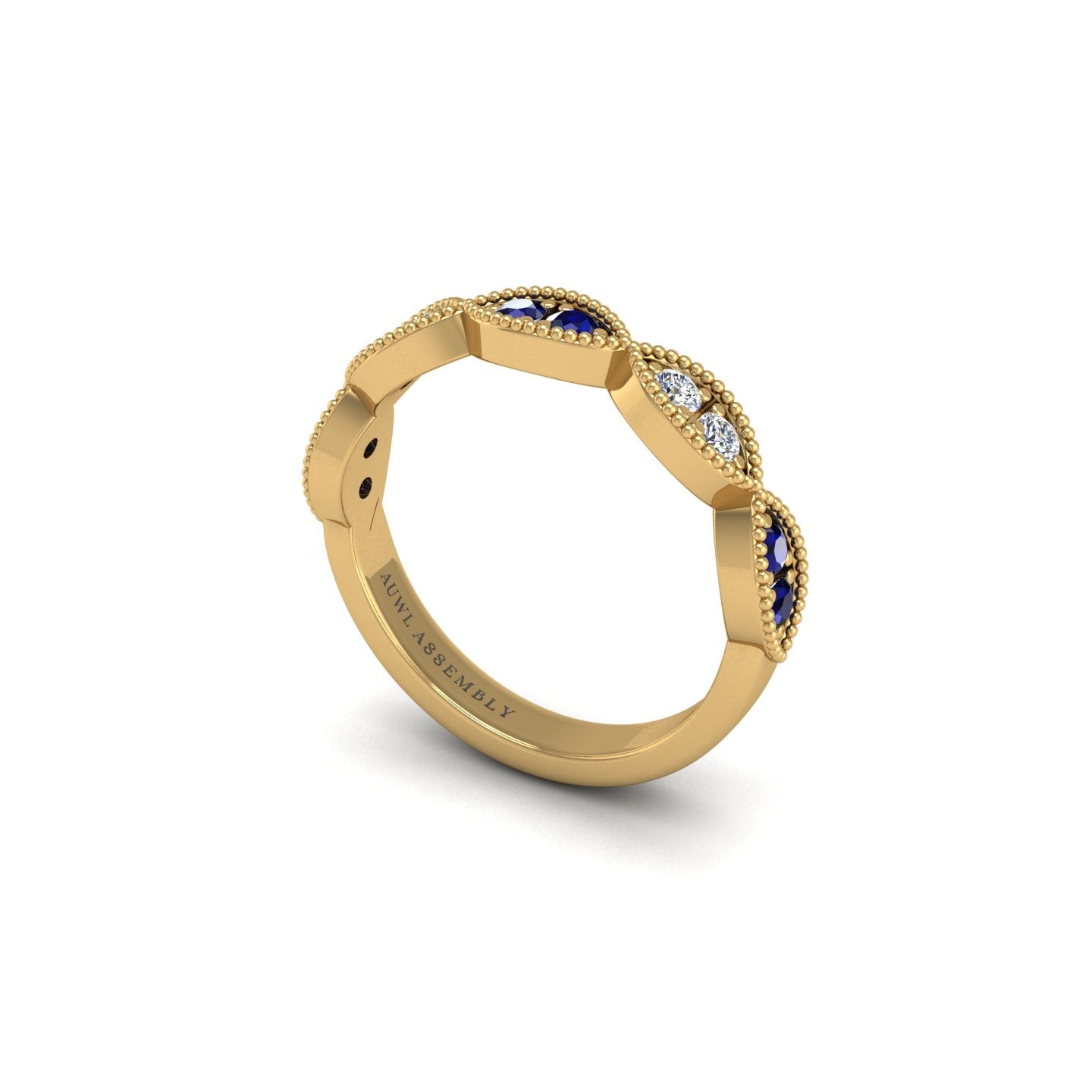 Laurel Band in Yellow Gold | AUWL Assembly