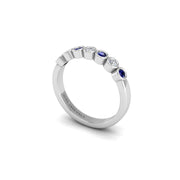 Seven Stone Band in White Gold | AUWL Assembly