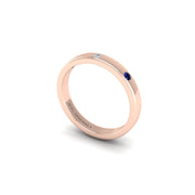 Three Stone Band in Rose Gold | AUWL Assembly