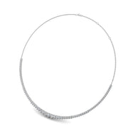 Diamond Tennis Necklace in White Gold at AUWL Assembly