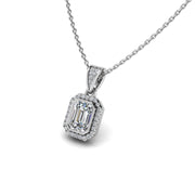 18k white gold Zodiac birthstone gold chain necklace with diamond gemstone, designed for women, perfect astrology jewelry from Celestial Vibe collection at AUWL Assembly