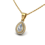18k yellow gold Zodiac birthstone gold chain necklace with diamond gemstone, designed for women, perfect astrology jewelry from Celestial Vibe collection at AUWL Assembly