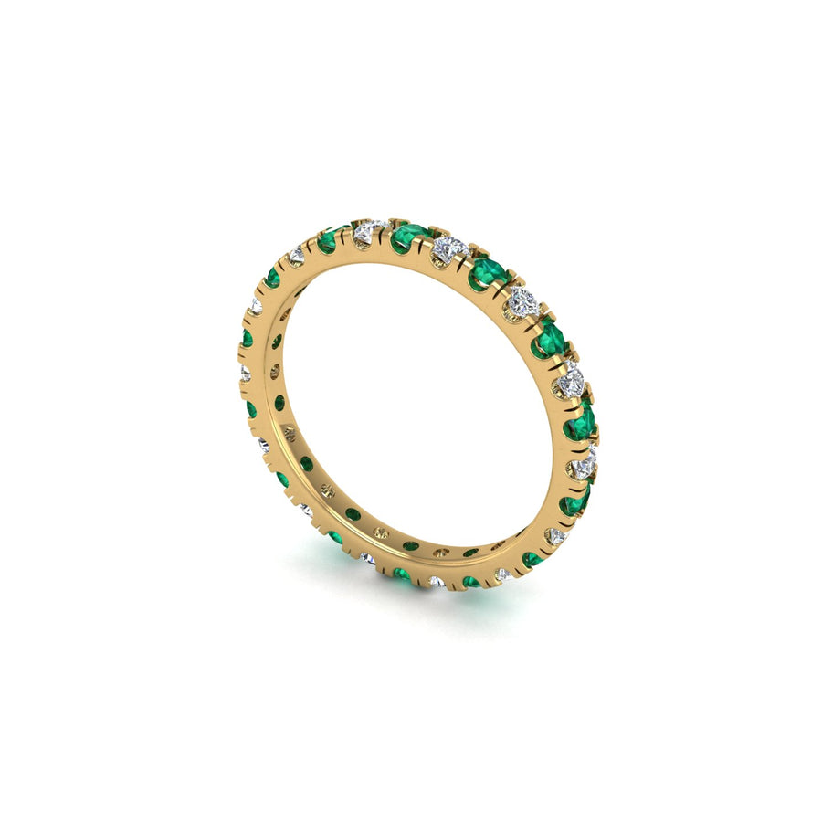 Eternity Band in Yellow Gold | AUWL Assembly