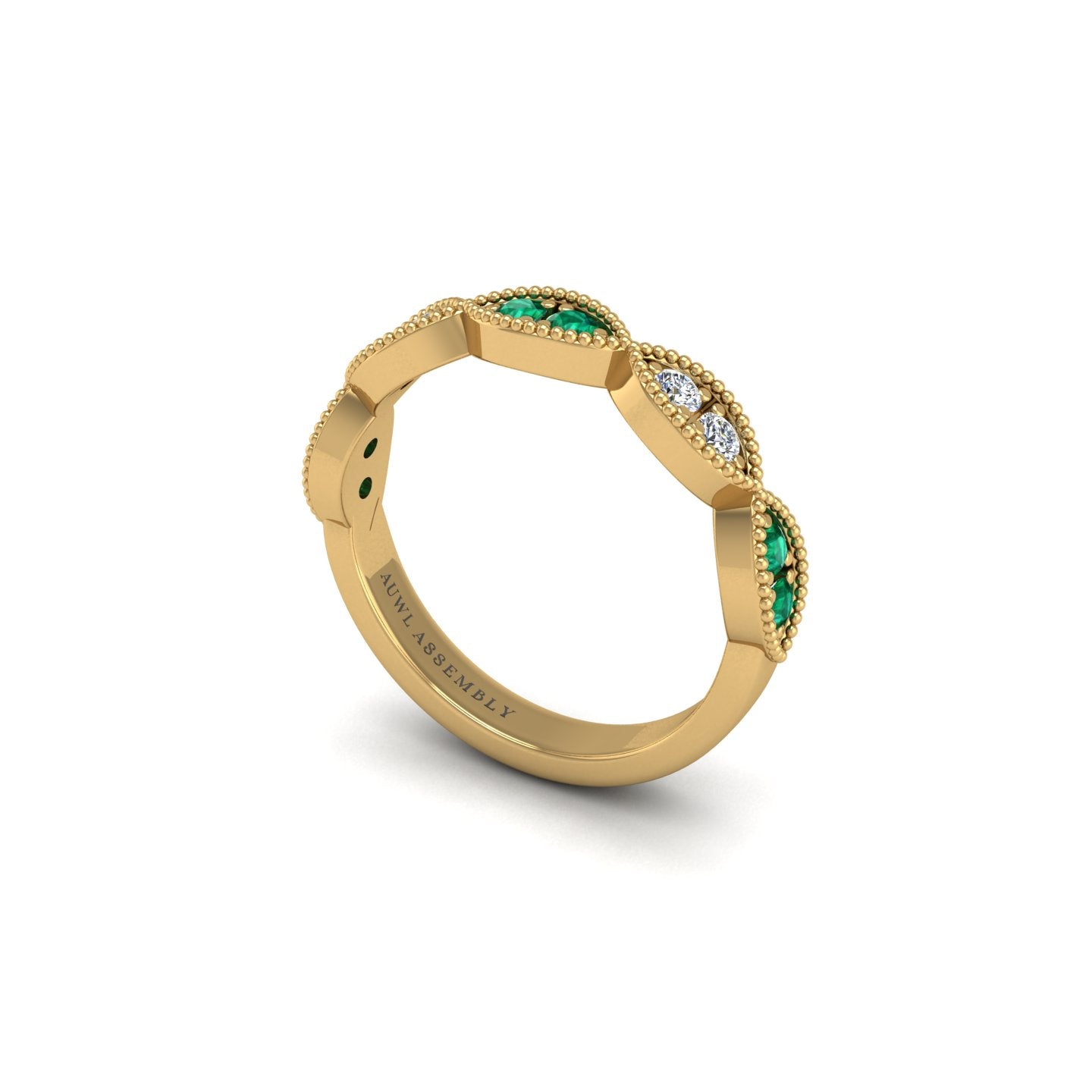 Laurel Band in Yellow Gold | AUWL Assembly
