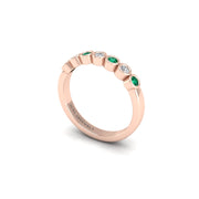 Seven Stone Band in Rose Gold | AUWL Assembly