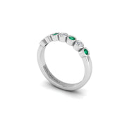 Seven Stone Band in White Gold | AUWL Assembly