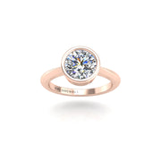 Celestial Solitaire Ring - Diamond Round