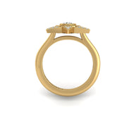 Starstruck Twinkling Star Ring - Diamond Round