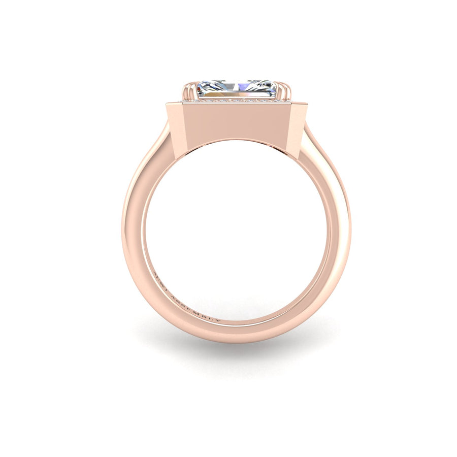 Belo Horizonte East West Ring - Diamond Emerald