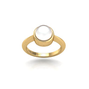 Celestial Solitaire Ring - Pearl Round