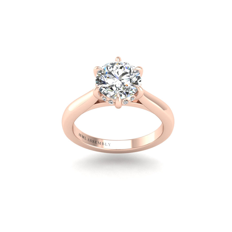 Sirius Solitaire Ring - Diamond Round