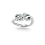 Senza Fine Infinity Ring - Diamond Round