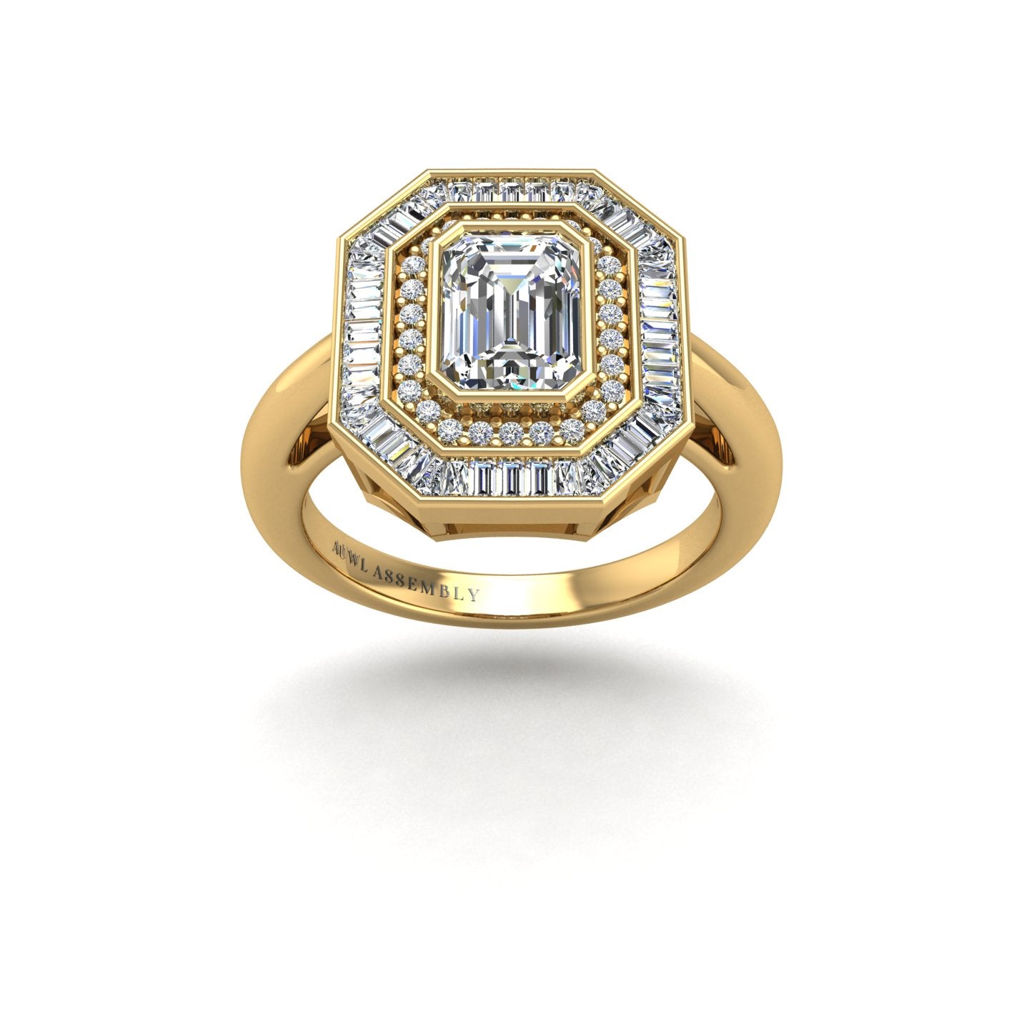 Maestro's Choice Target Ring - Diamond Emerald
