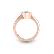 Celestial Solitaire Ring - Diamond Trillion