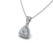 18k white gold Zodiac birthstone gold chain necklace with Lab Grown Diamond, designed for women, at AUWL Assembly