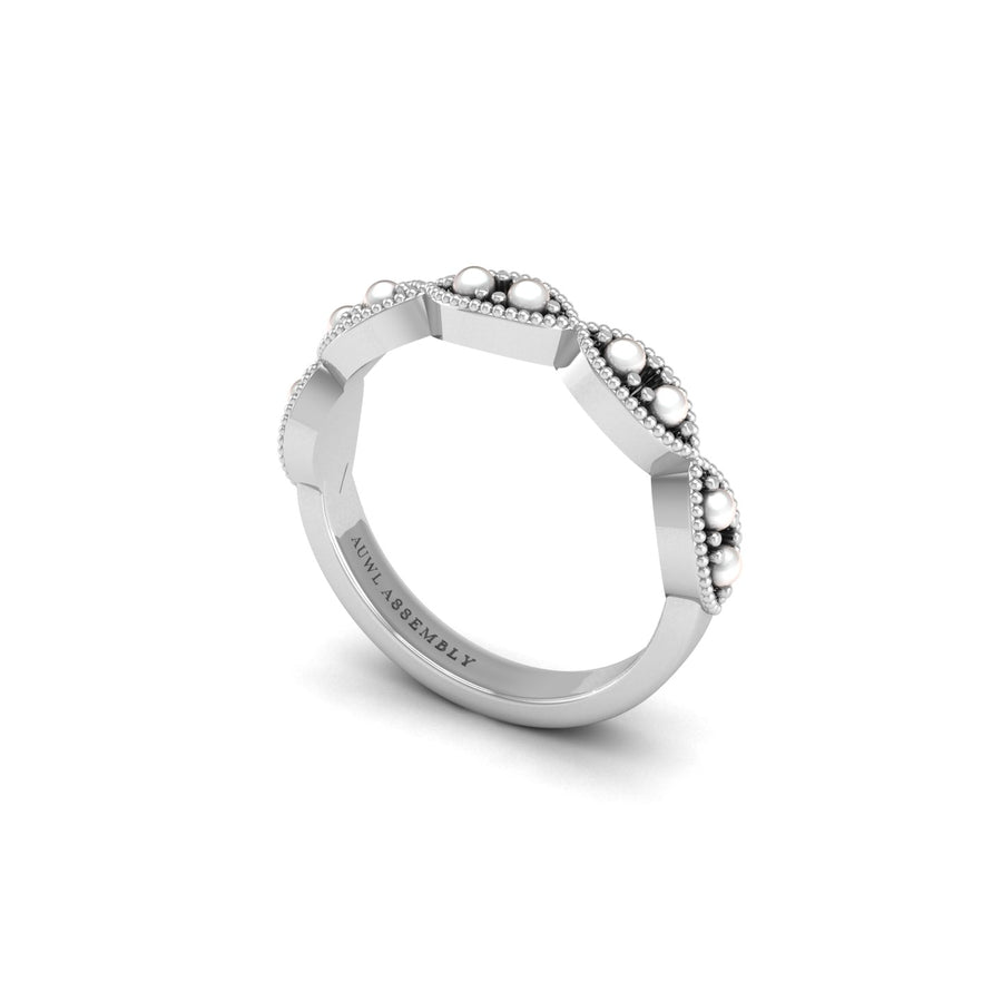 Laurel Band in White Gold | AUWL Assembly