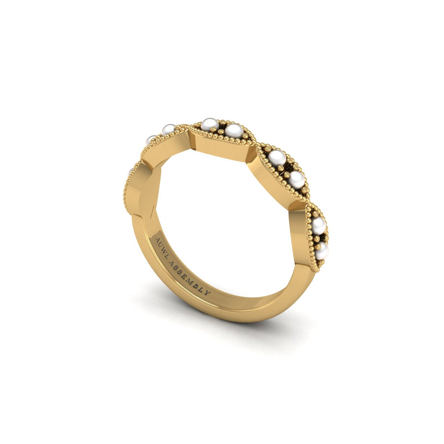 Laurel Band in Yellow Gold | AUWL Assembly