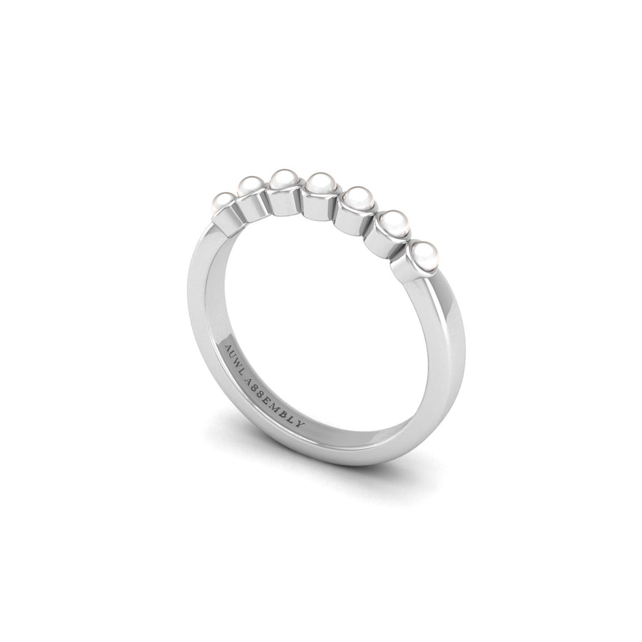 Seven Stone Band in White Gold | AUWL Assembly