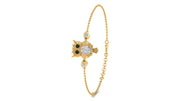 Claricia - Pechaka Owl Bracelet - Diamond Oval