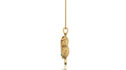 Mercuria - Pechaka Owl Pendant - Emerald Oval