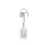 Celestial Solitaire Ring - Pearl Round