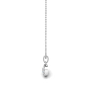 Divine Halo Pendant - Diamond Round