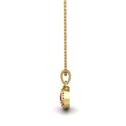 Divine Halo Pendant - Ruby Trillion