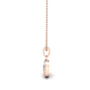 Divine Halo Pendant - Diamond Oval