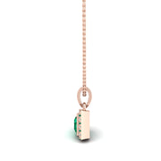 Divine Halo Pendant - Emerald Princess