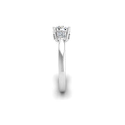Then, Now and Forever Trilogy Ring - Diamond Round