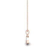 Divine Halo Pendant - Diamond Trillion