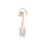 Celestial Solitaire Ring - Pearl Round