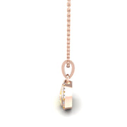 Divine Halo Pendant - Yellow Sapphire Trillion