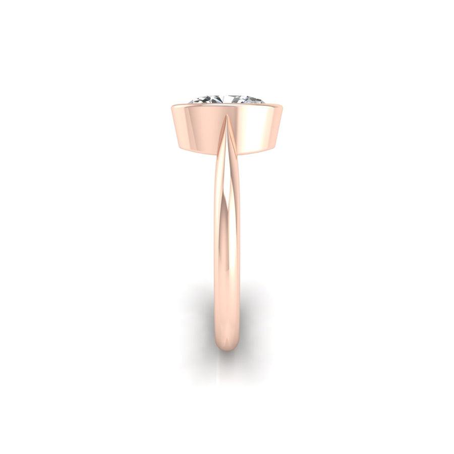 Celestial Solitaire Ring - Diamond Oval