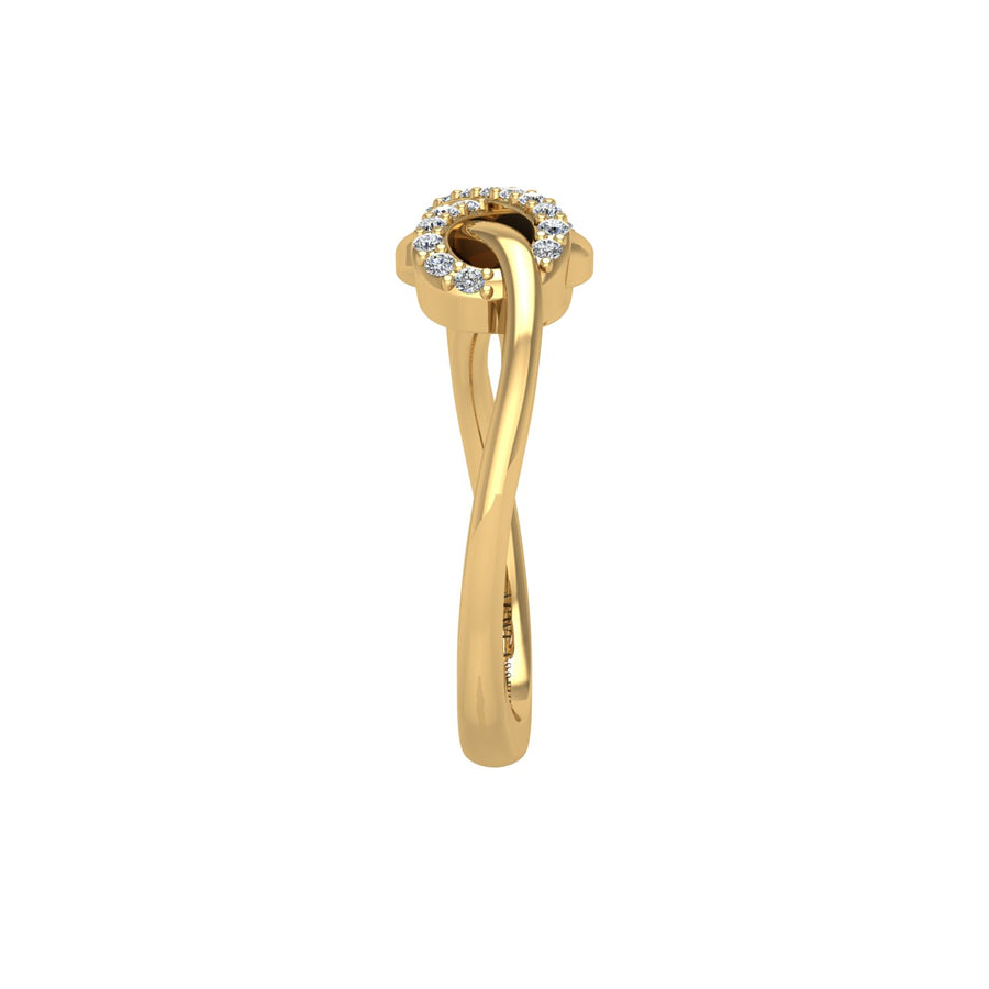 Senza Fine Infinity Ring - Diamond Round