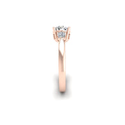 Then, Now and Forever Trilogy Ring - Diamond Round