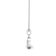 Divine Halo Pendant - Diamond Oval