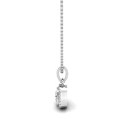 Divine Halo Pendant - Diamond Cushion