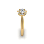 Crown of Love Garland Ring - Diamond Round
