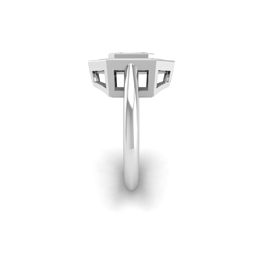 Maestro's Choice Target Ring - Diamond Emerald