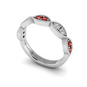 Laurel Band in White Gold | AUWL Assembly
